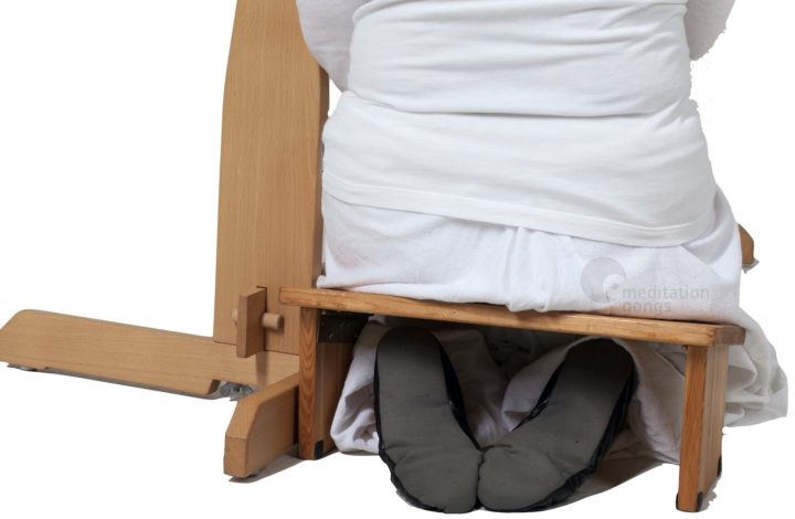 Detalle del pie plegable